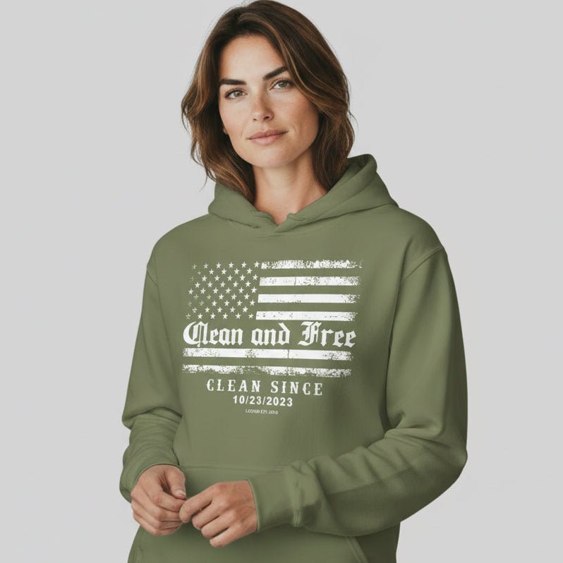 Recovery Hoodie | Clean and Free Custom Recovery Date