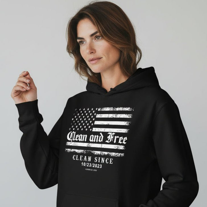Recovery Hoodie | Clean and Free Custom Recovery Date