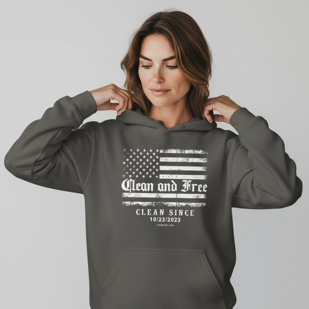 Recovery Hoodie | Clean and Free Custom Recovery Date