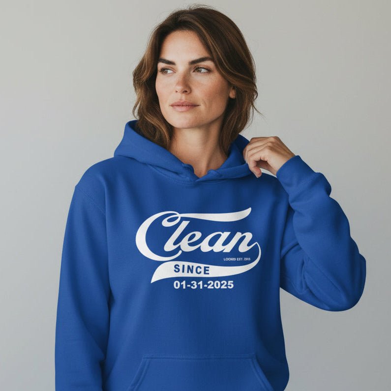 Clean Since Sober Recovery Hoodie product photo (view 20)