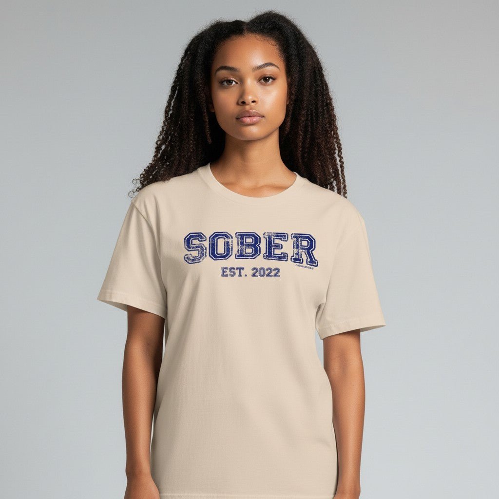 Sober T Shirt | Women's Recovery Is Possible Tee with Personalized Sobriety Date