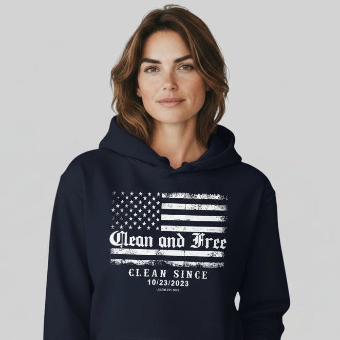 Recovery Hoodie | Clean and Free Custom Recovery Date