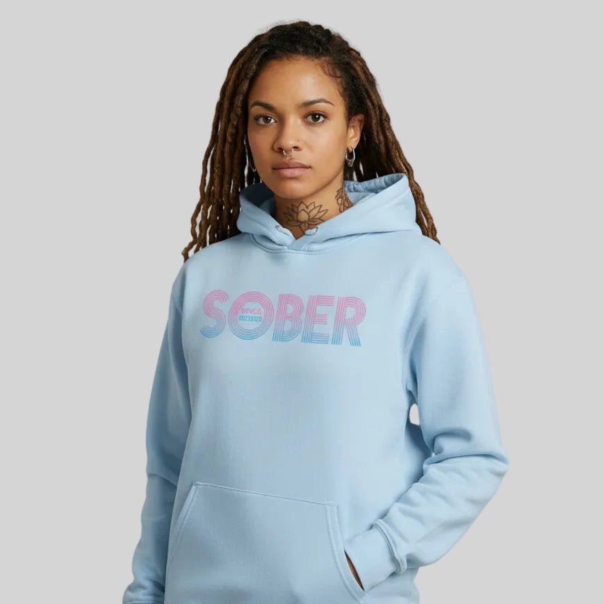 Recovery Hoodie | Retro Sobriety Date Hoodie with Personalized Date