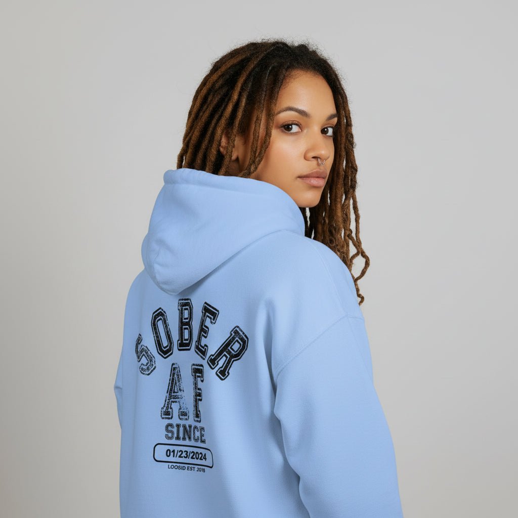 classic sober apparel recovery hoodie