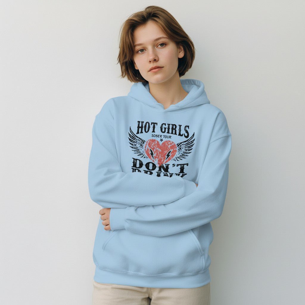 Recovery Hoodie | Hot Girls Custom Sobriety Date Hoodie