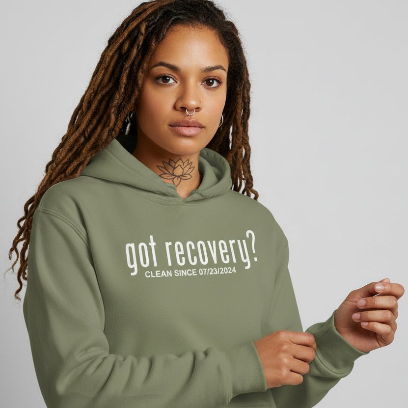 Recovery Hoodie | Women’s Got Recovery Hoodie with Custom Date