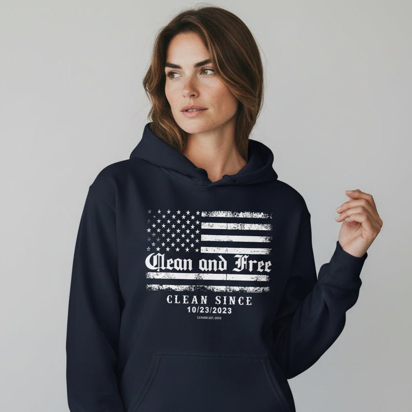 Recovery Hoodie | Clean and Free Custom Recovery Date