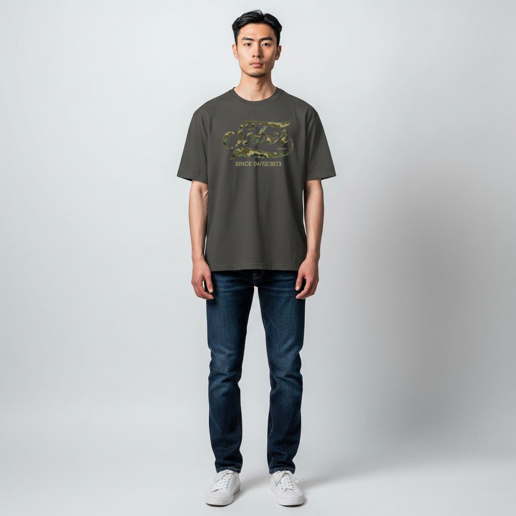 Sober T Shirt | Sober Since Camo Tee with Personalized Date
