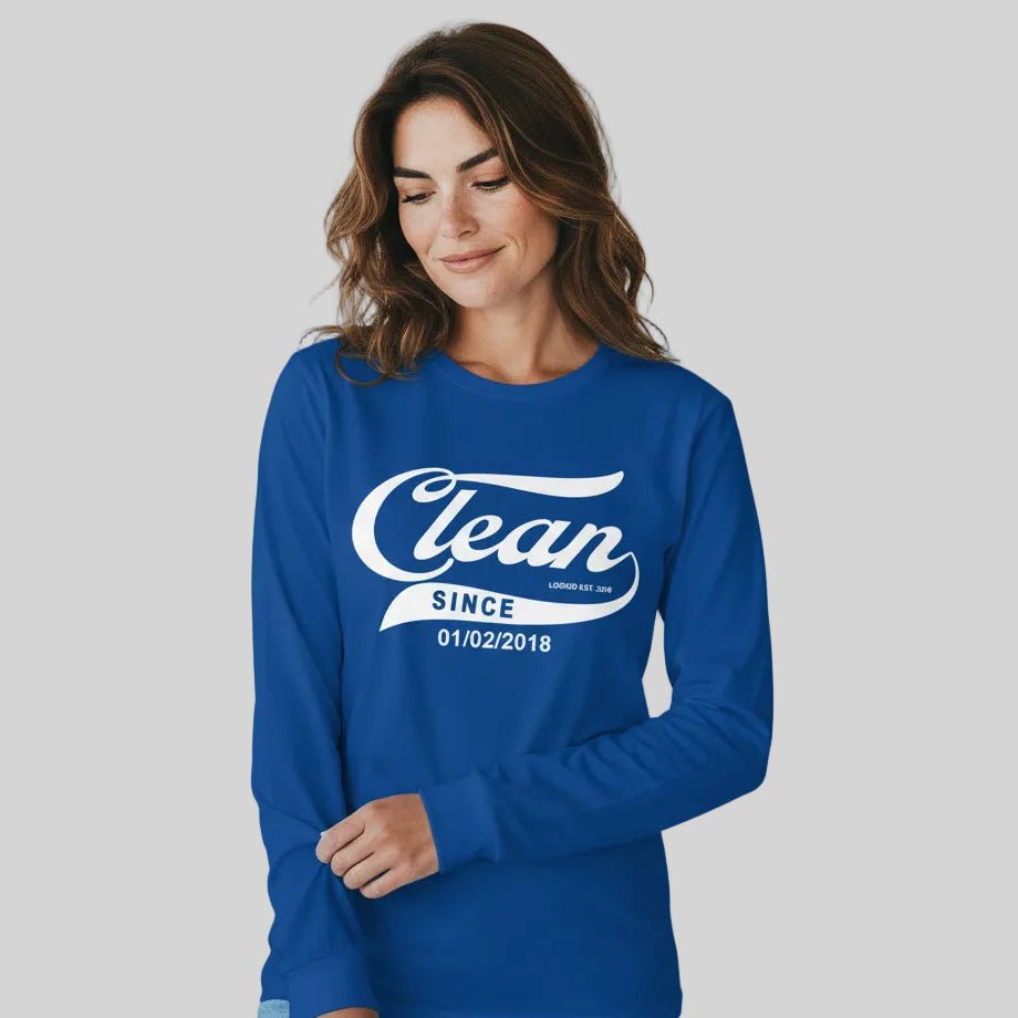 Clean Since Long Sleeve Sober T Shirt packaging detail (view 28)