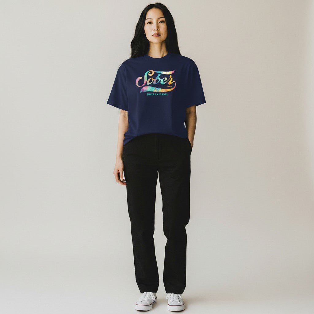 Recovery Sober Since Women's T-Shirt with Personalized Sober Date