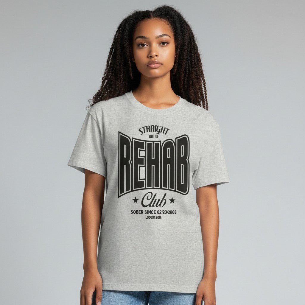 everyday Sober T Shirt apparel display