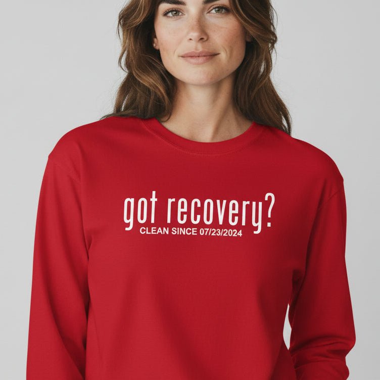 Long Sleeve Clean Sober T Shirt back view (view 17)