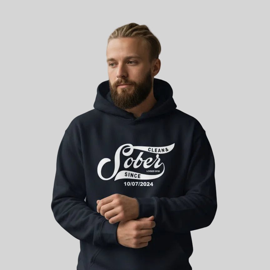 Recovery Hoodie | Sober Since Unisex Hoodie with Custom Sobriety Date