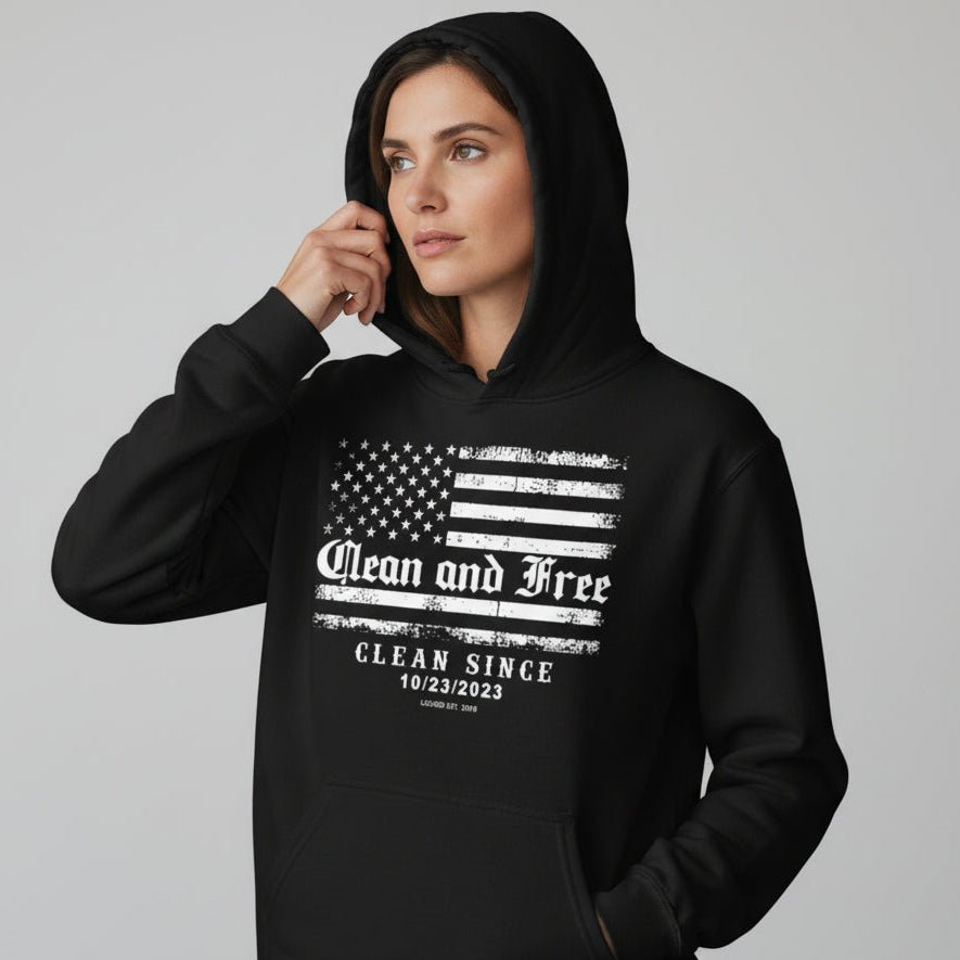 Recovery Hoodie | Clean and Free Custom Recovery Date