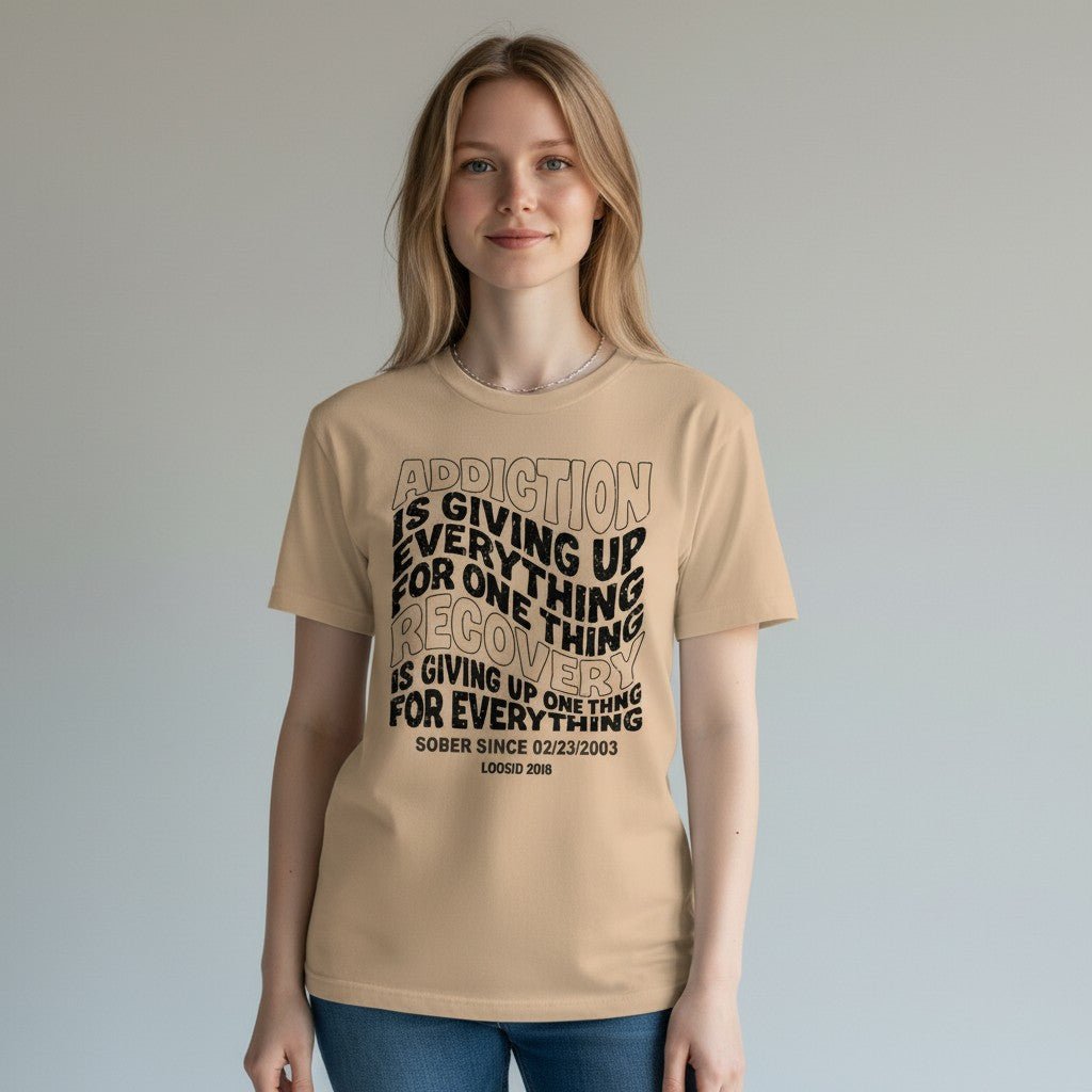 empowerment-focused Sober T Shirt image