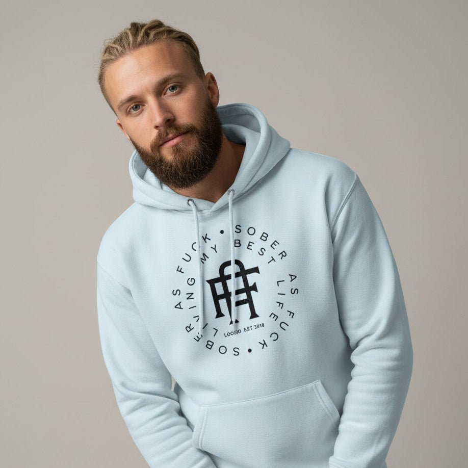 Living My Best Life Sober Recovery Hoodie product photo (view 20)