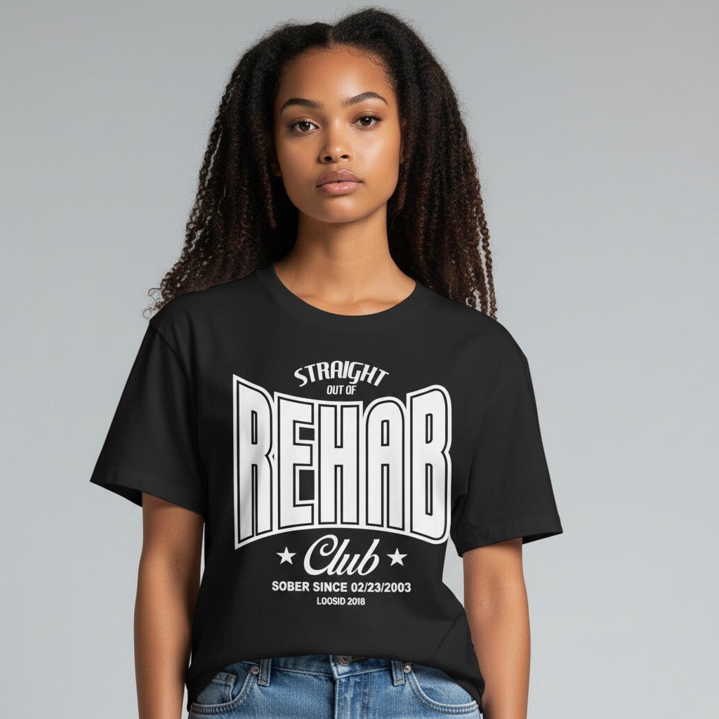 Recovery T-shirt | Women's Rehab T-shirt with Personalized Date
