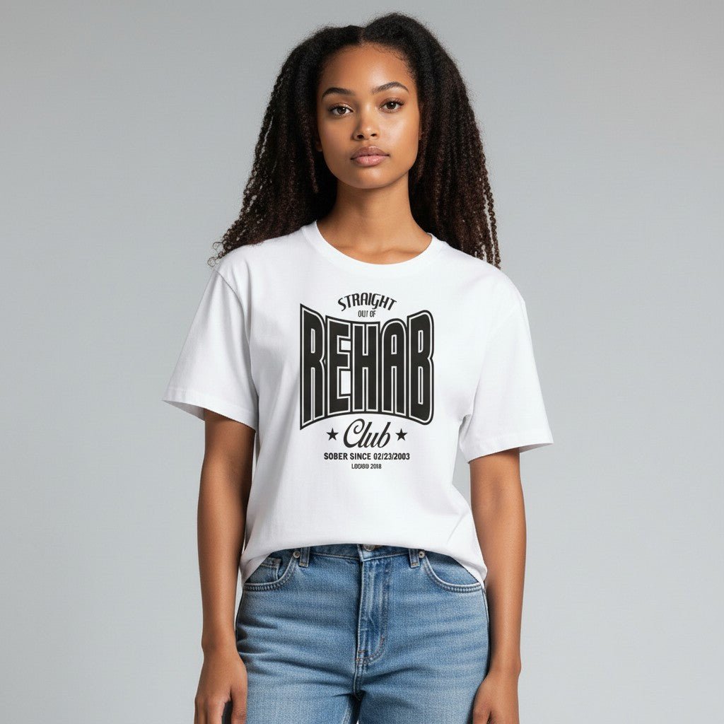 recovery-focused Sober T Shirt display