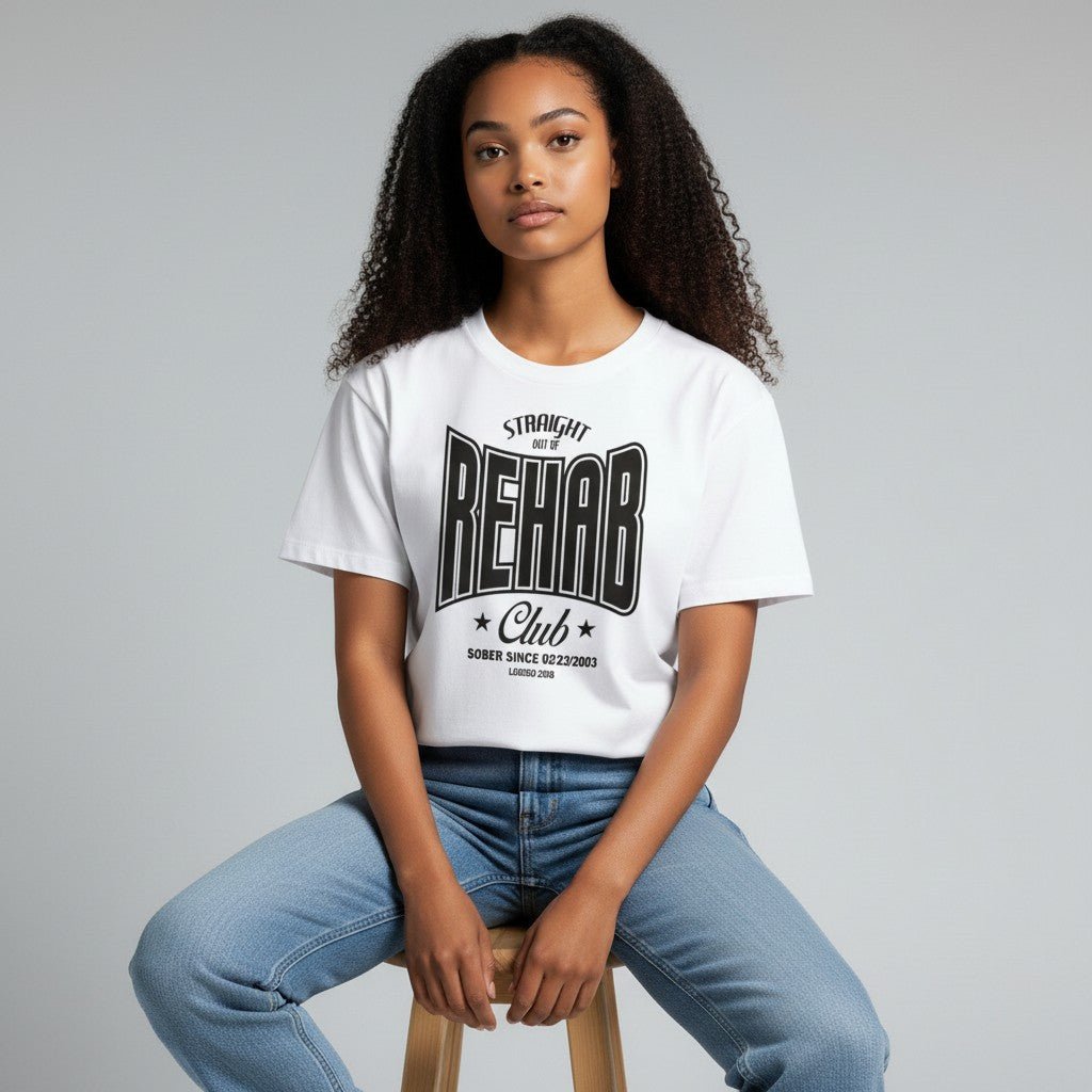 soft fabric Sober T Shirt showcase