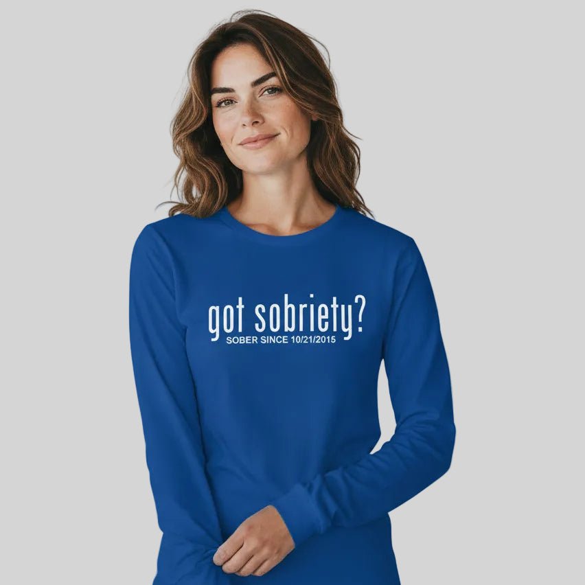 Long Sleeve Sober Sober T Shirt featuring the design (view 21)