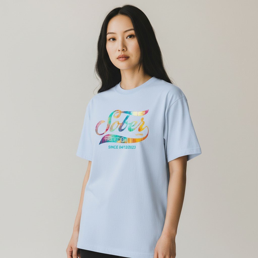 Recovery Sober Since Women's T-Shirt with Personalized Sober Date