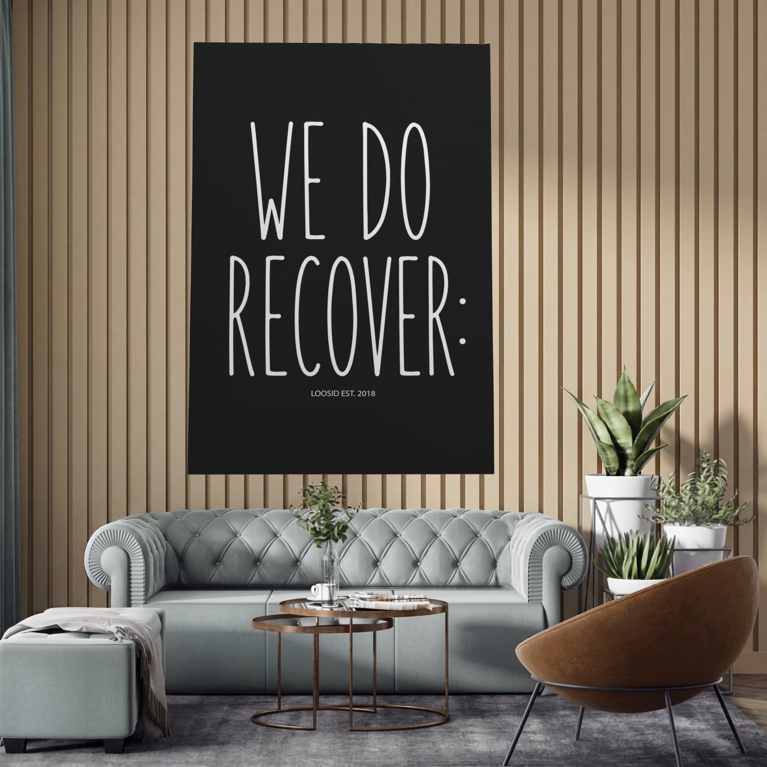 Sobriety Art | We Do Recover Canvas Wall Art