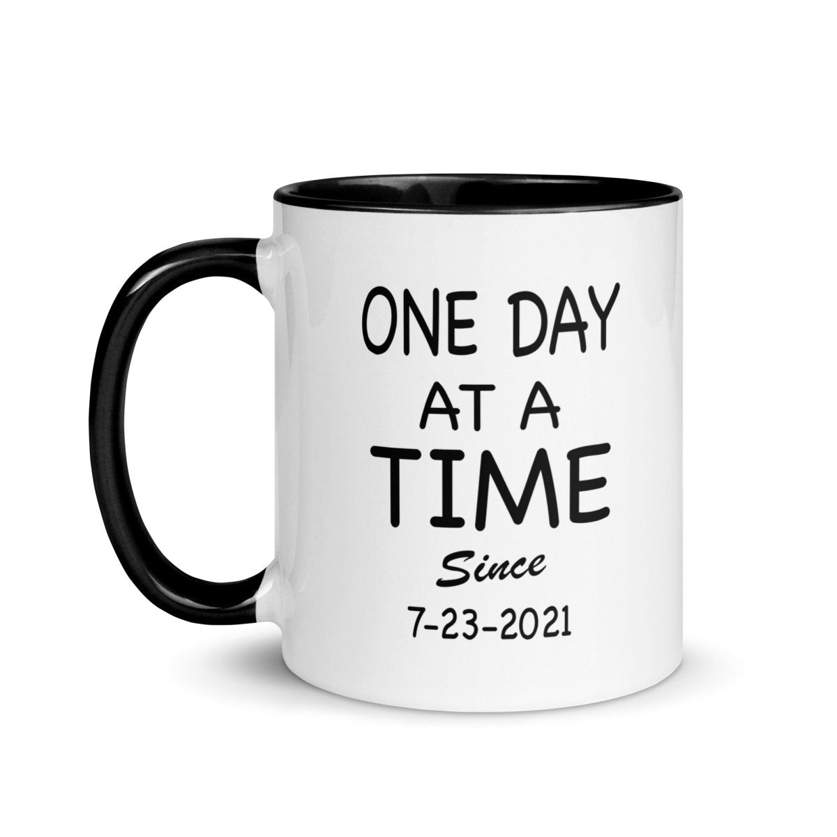 recovery themed sober coffee mug
