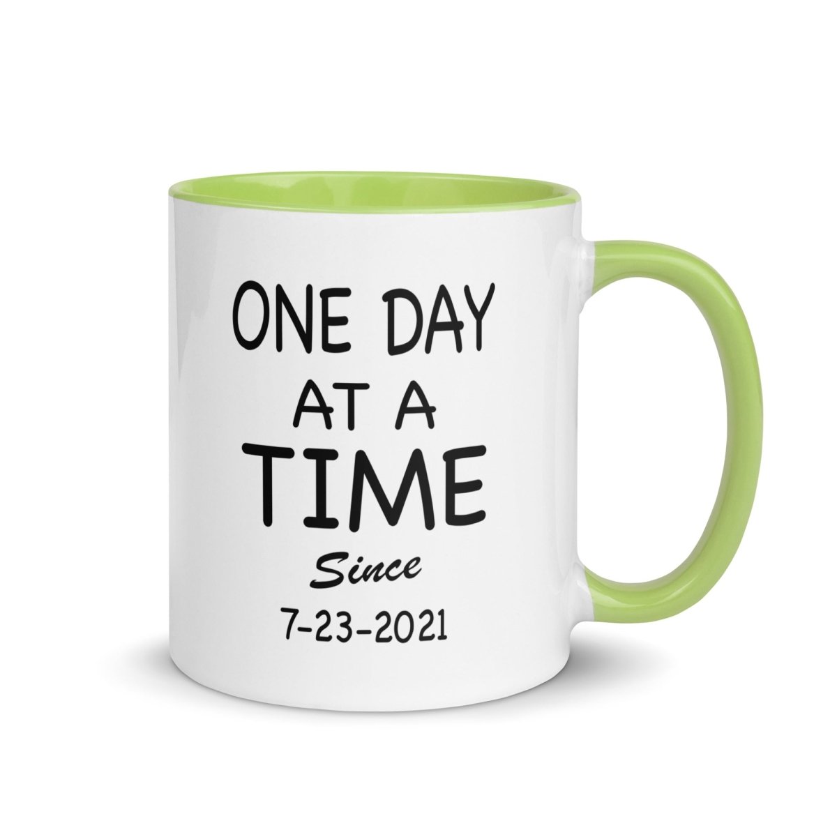 minimalist sober coffee mug display