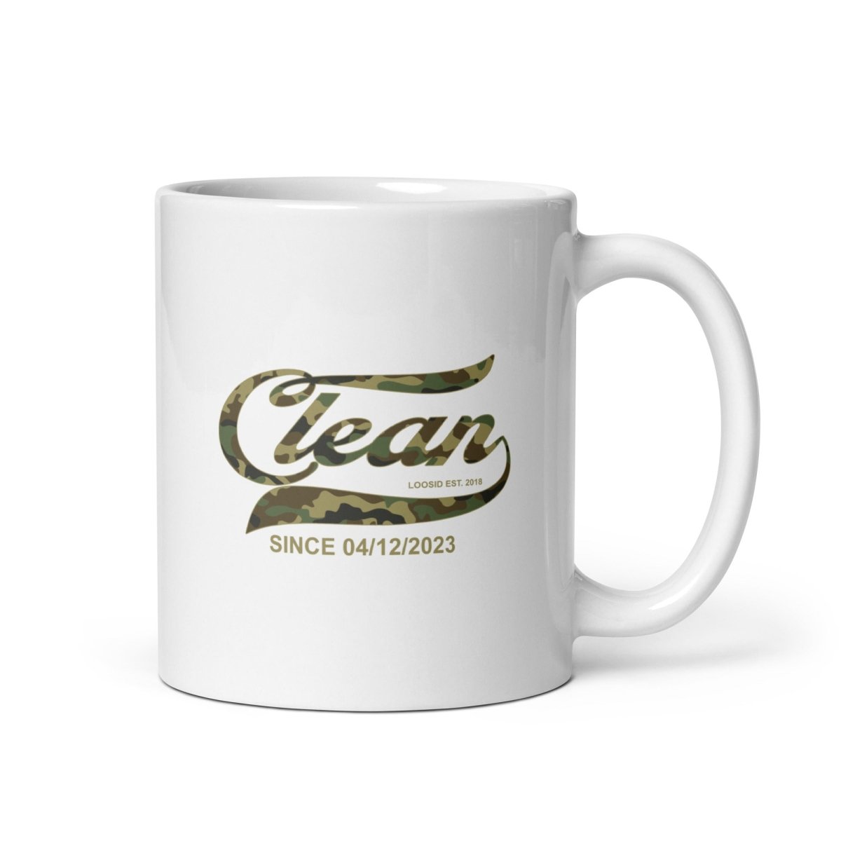 Clean Camo glossy mug