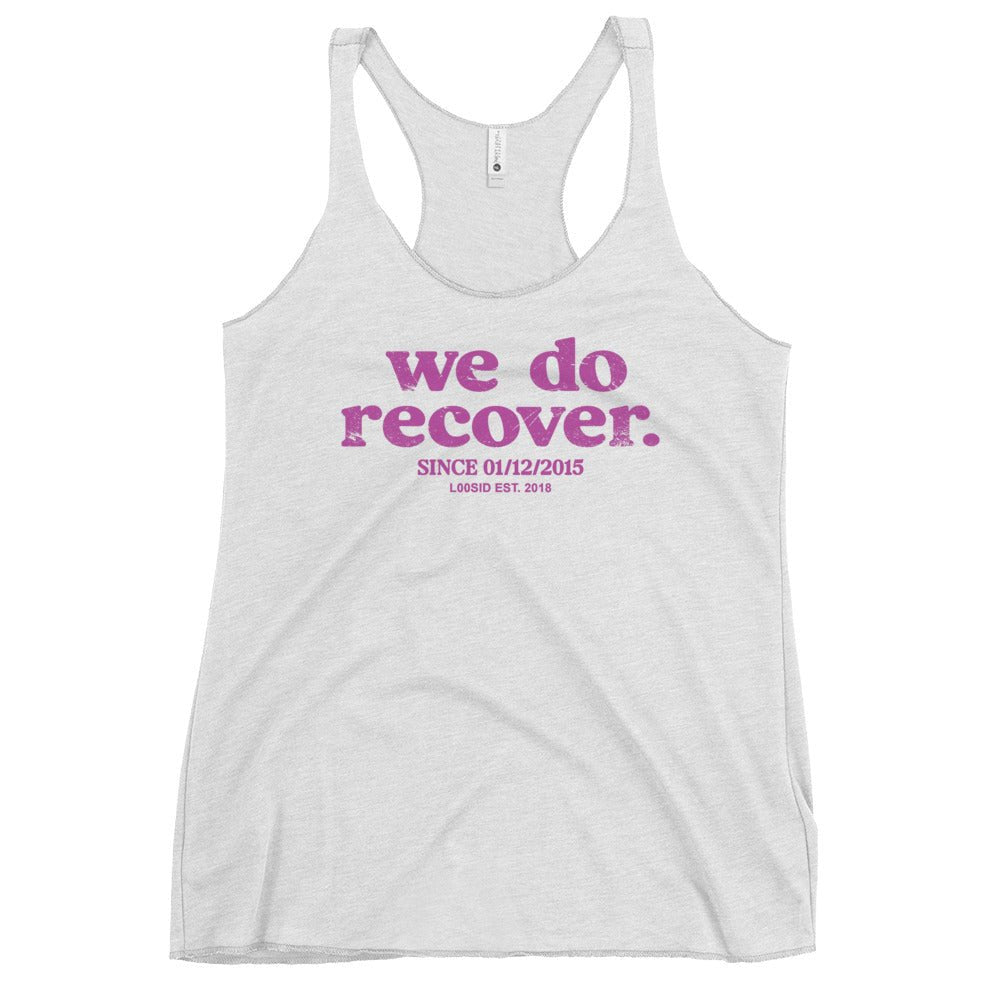 We Do Recover Sober Tank Top flat lay styled image (view 23)