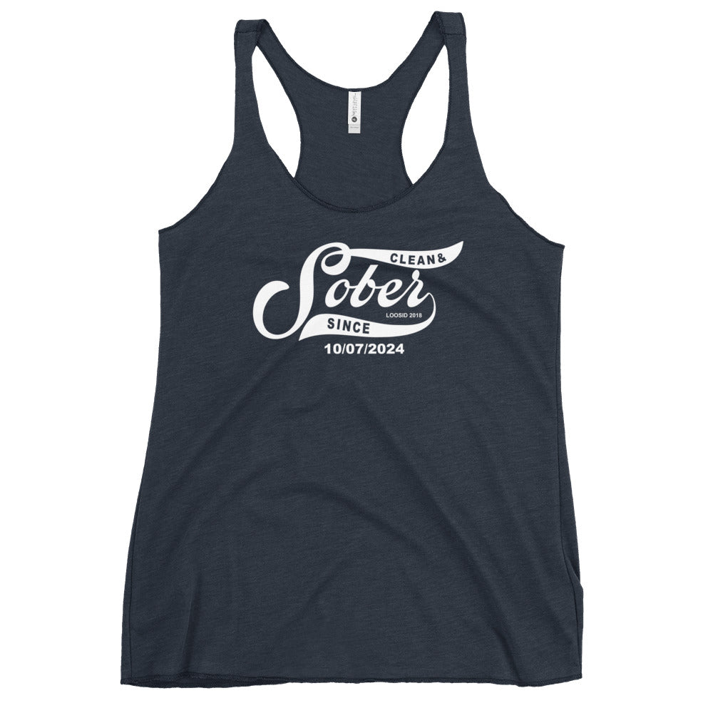 Sober Since Sober Tank Top lifestyle view (view 5)
