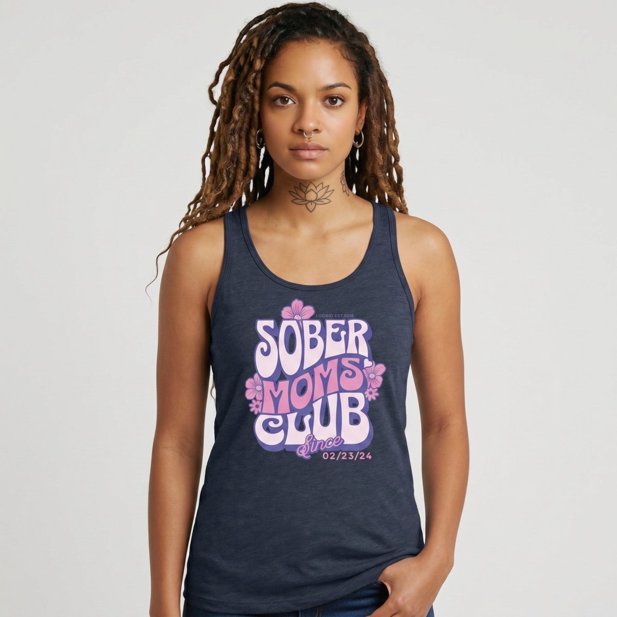 Sober Moms Sober Tank Top close-up view (view 22)
