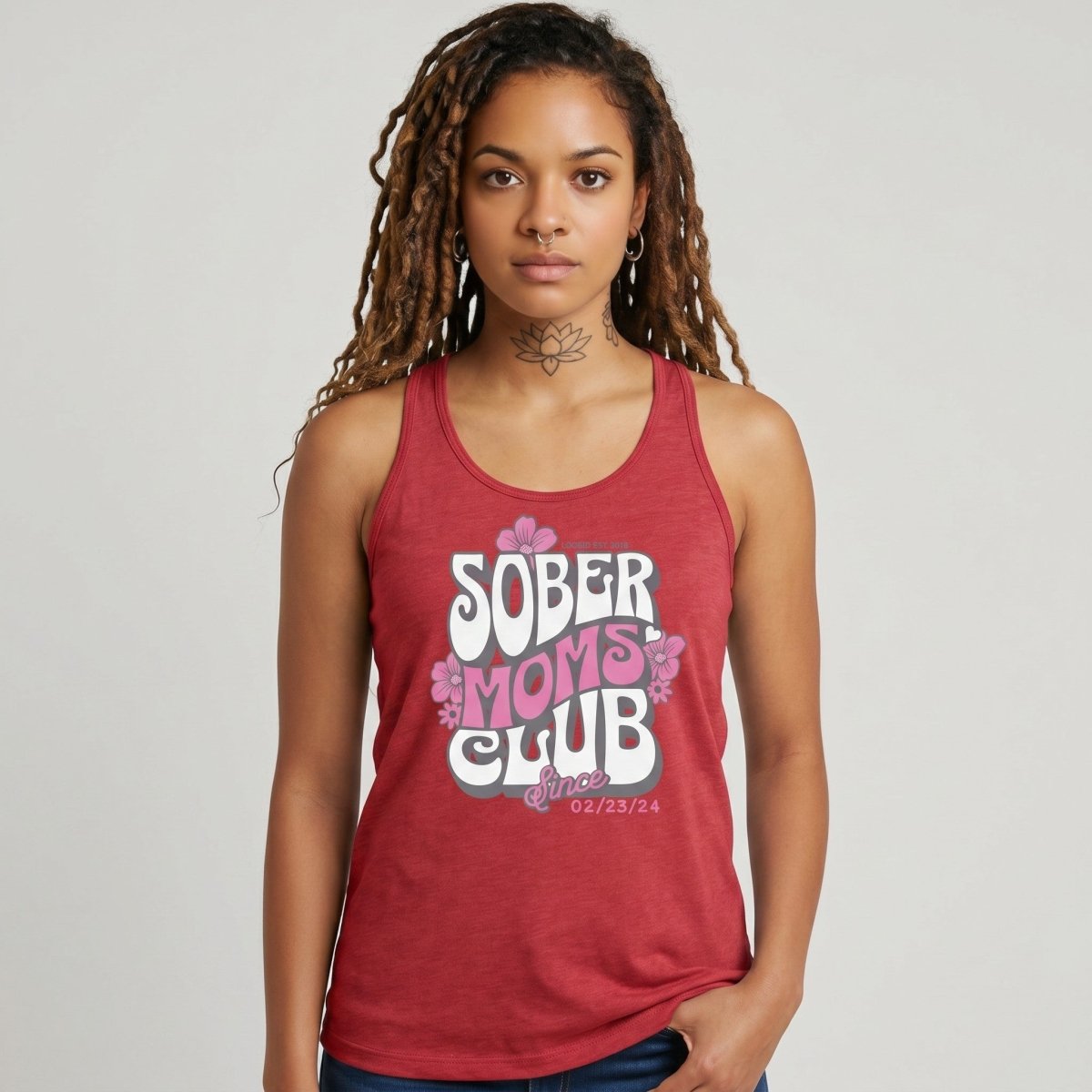 Sober Moms Sober Tank Top product photo (view 10)