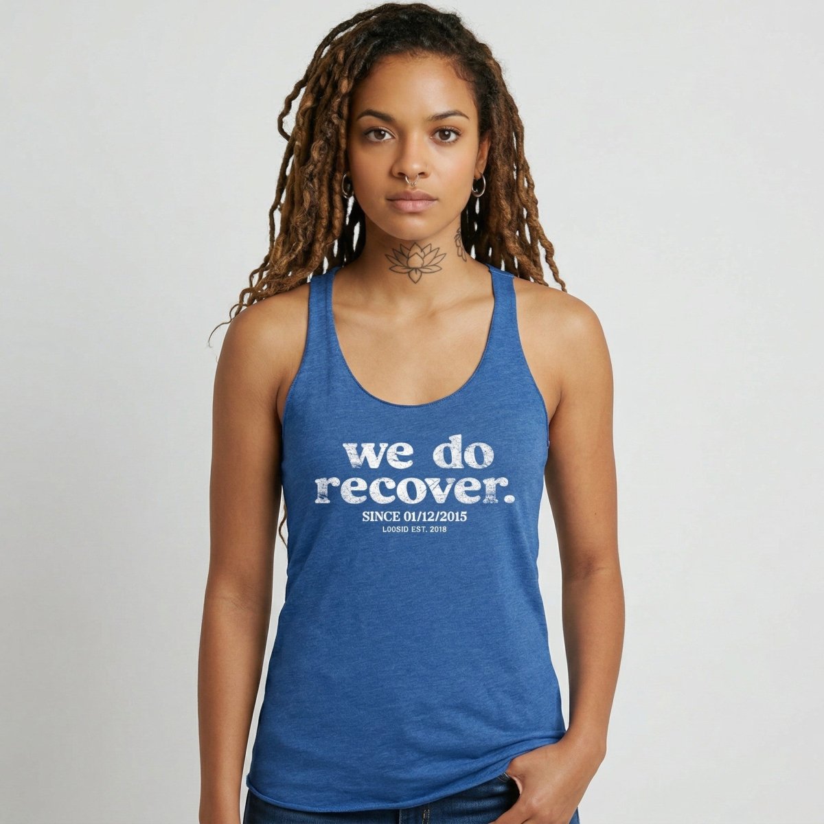 We Do Recover Sober Tank Top side view (view 16)
