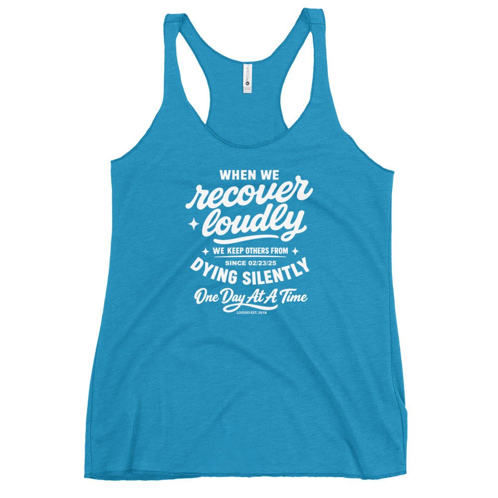 When We Recover Loudly Sober Tank Top product photo (view 20)