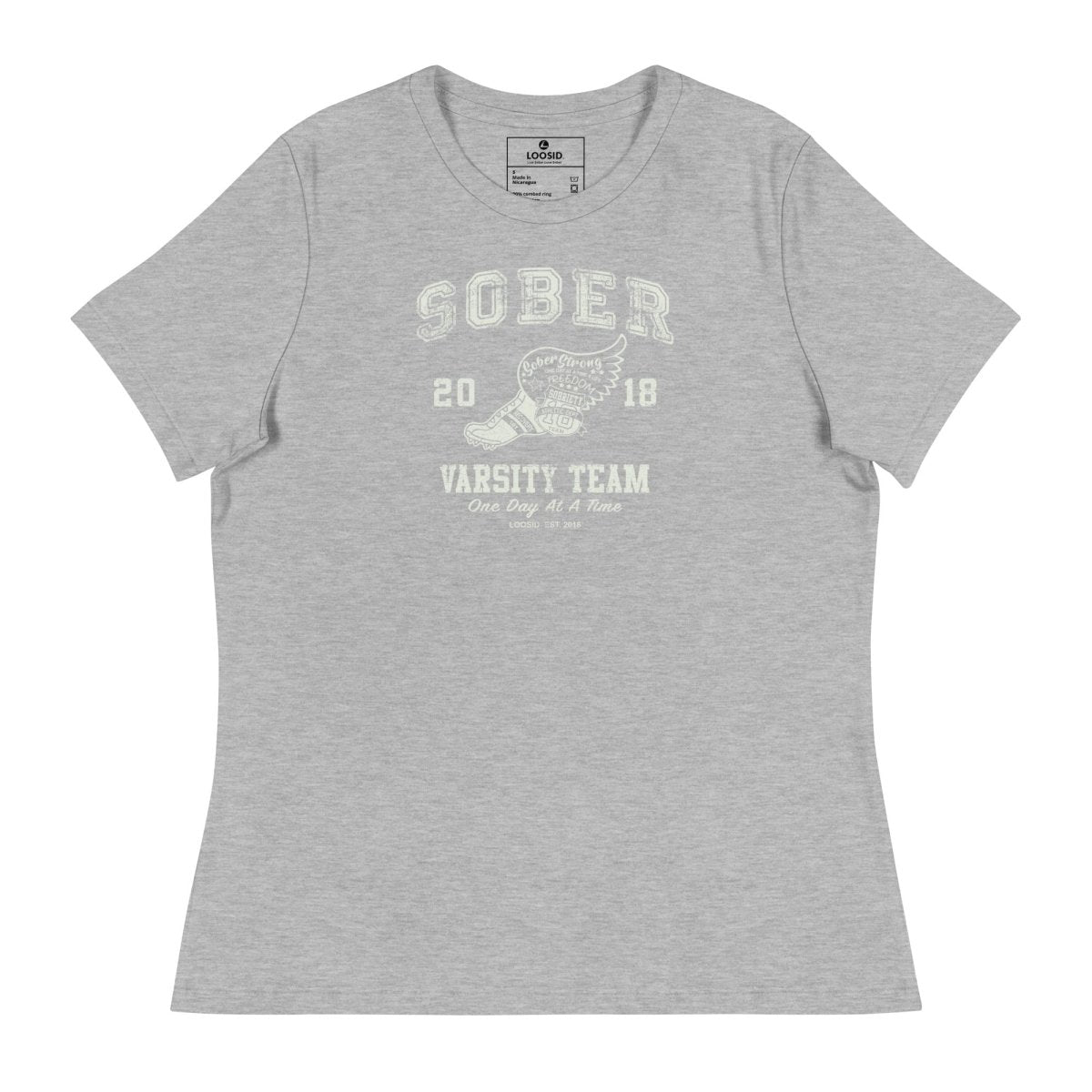Sober Varsity Relaxed Sober Sober T Shirt back view (view 7)