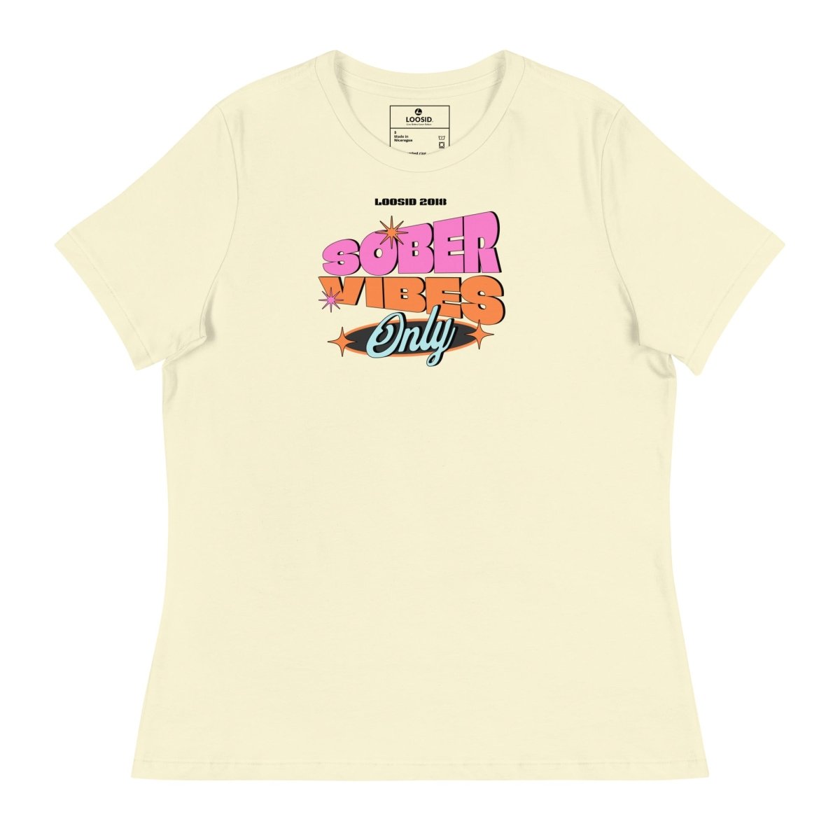 Sober Vibes Relaxed Sober Sober T Shirt side view (view 6)