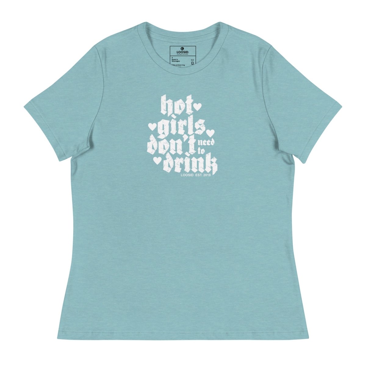 Hot Girls Don't Drink Sober T Shirt lifestyle view (view 5)