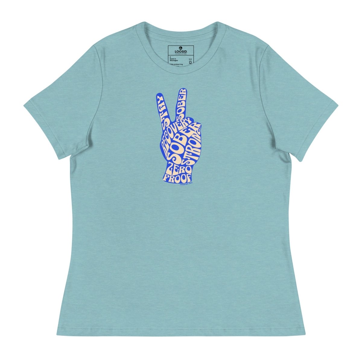 Peace & Sober Sober T Shirt side view (view 6)
