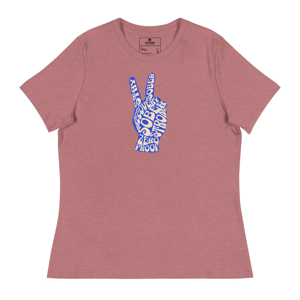 Peace & Sober Sober T Shirt lifestyle view (view 5)