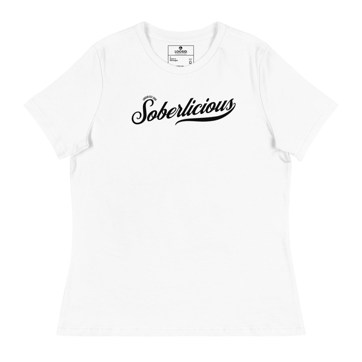 Soberlicious Sober T Shirt graphic detail (view 4)