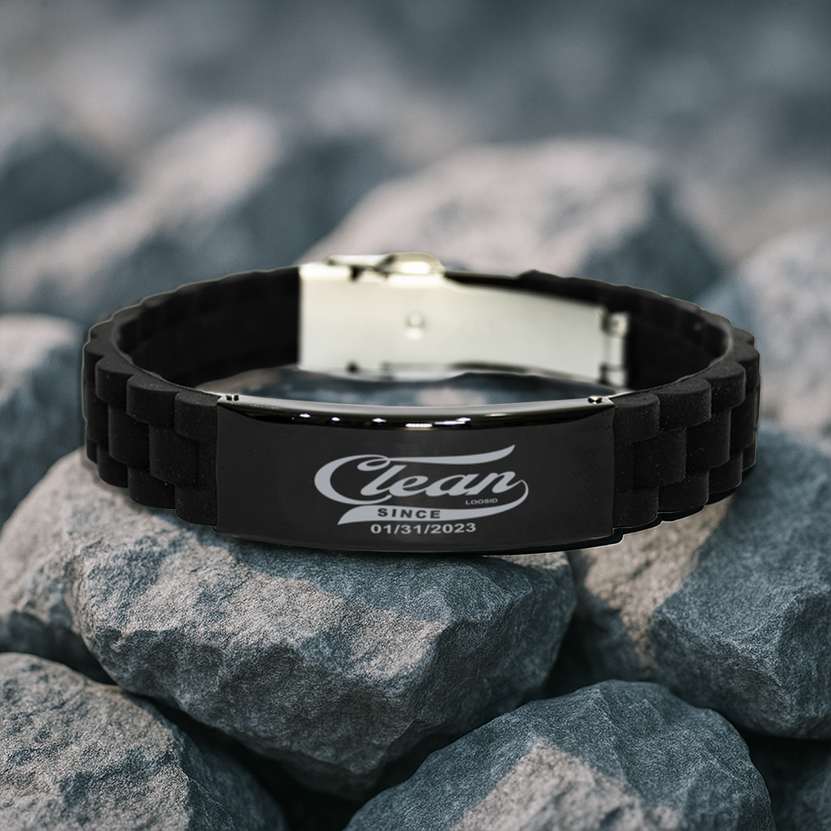 Outdoors image of Clean and Sober Jewelry bracelet
