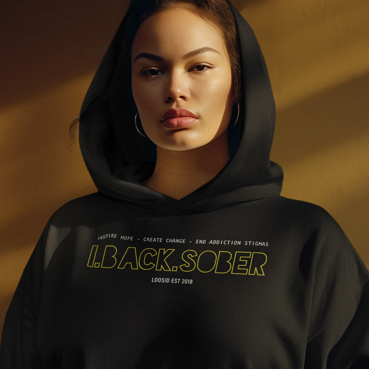 I Back Sober Womens Hoodie