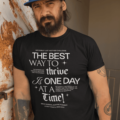 Be Thankful and Thrive t-shirt