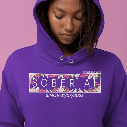 Empowering recovery hoodie for sober living