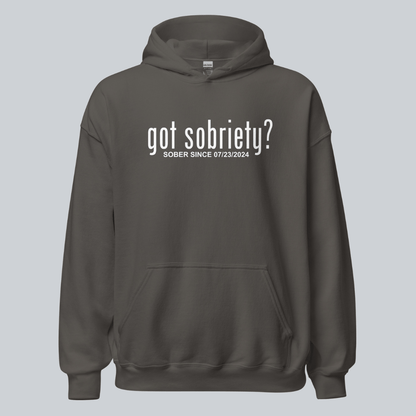 Recovery Hoodie | Women’s Got Sobriety Hoodie with Custom Date