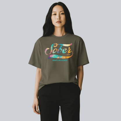 clean sober t shirt product photo