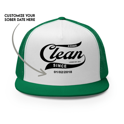 Customizable sober hat for those proud to live clean