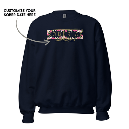 Personalized recovery hoodie to celebrate sobriety milestones