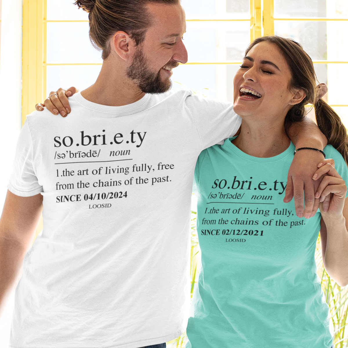 Ultra-soft sober T Shirt made for comfort and daily motivation